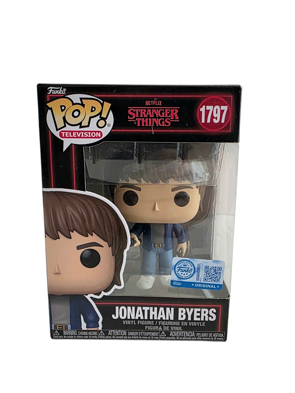 NIB Funko Pop Stranger Things Jonathan Byers #1797 Season 5 Vinyl Figure Toys